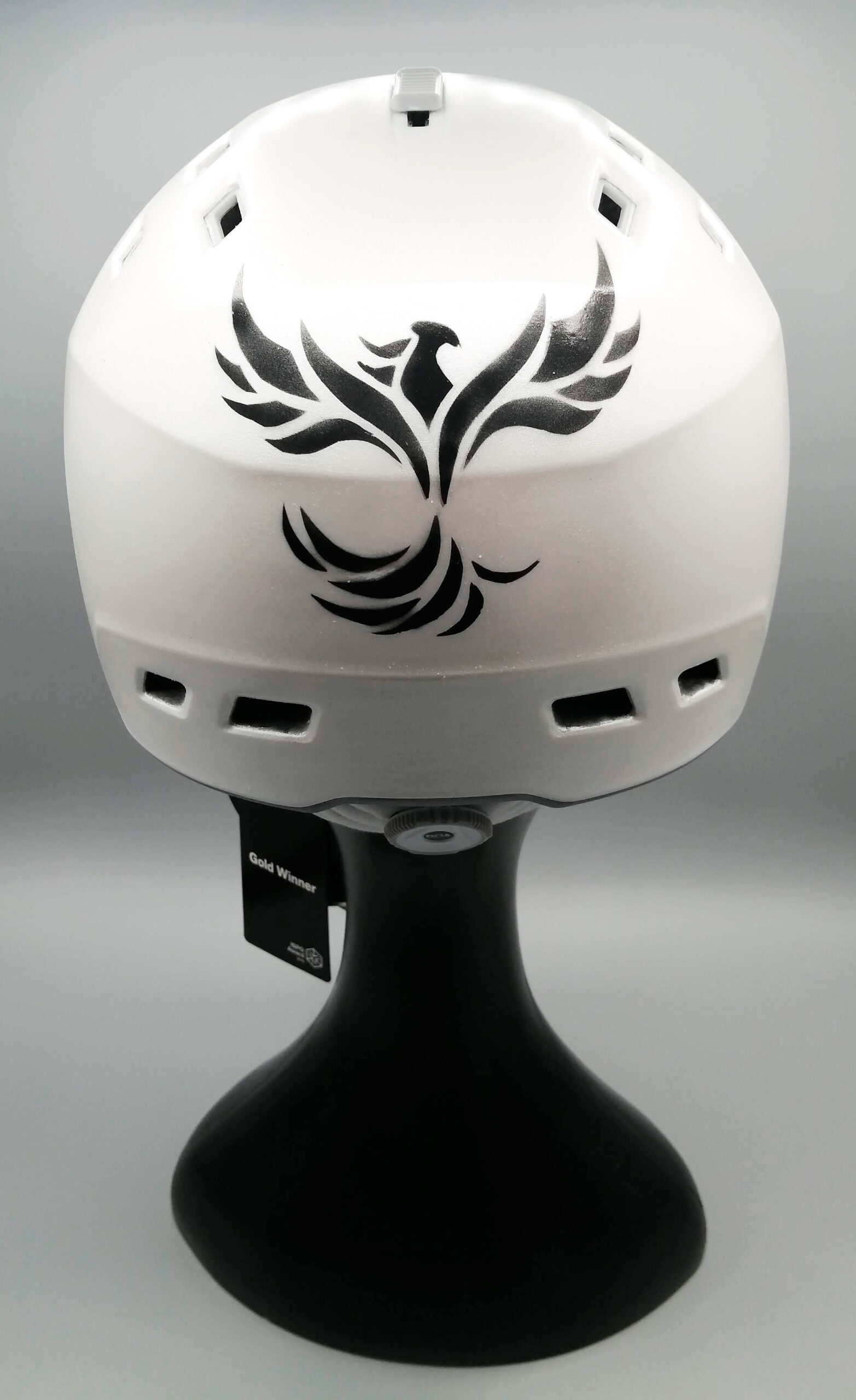 Cascos nieve personalizados pintados a mano con aerógrafo