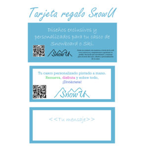 tarjeta regalo snowu