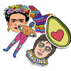 Pegatinas de vinilo troqueladas resistentes