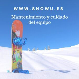Mantenimiento del equipo de nieve